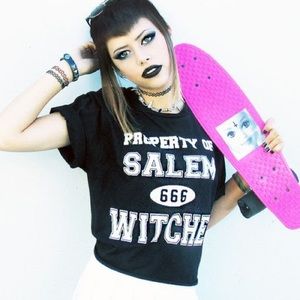 Property of Salem Witches Crop Top